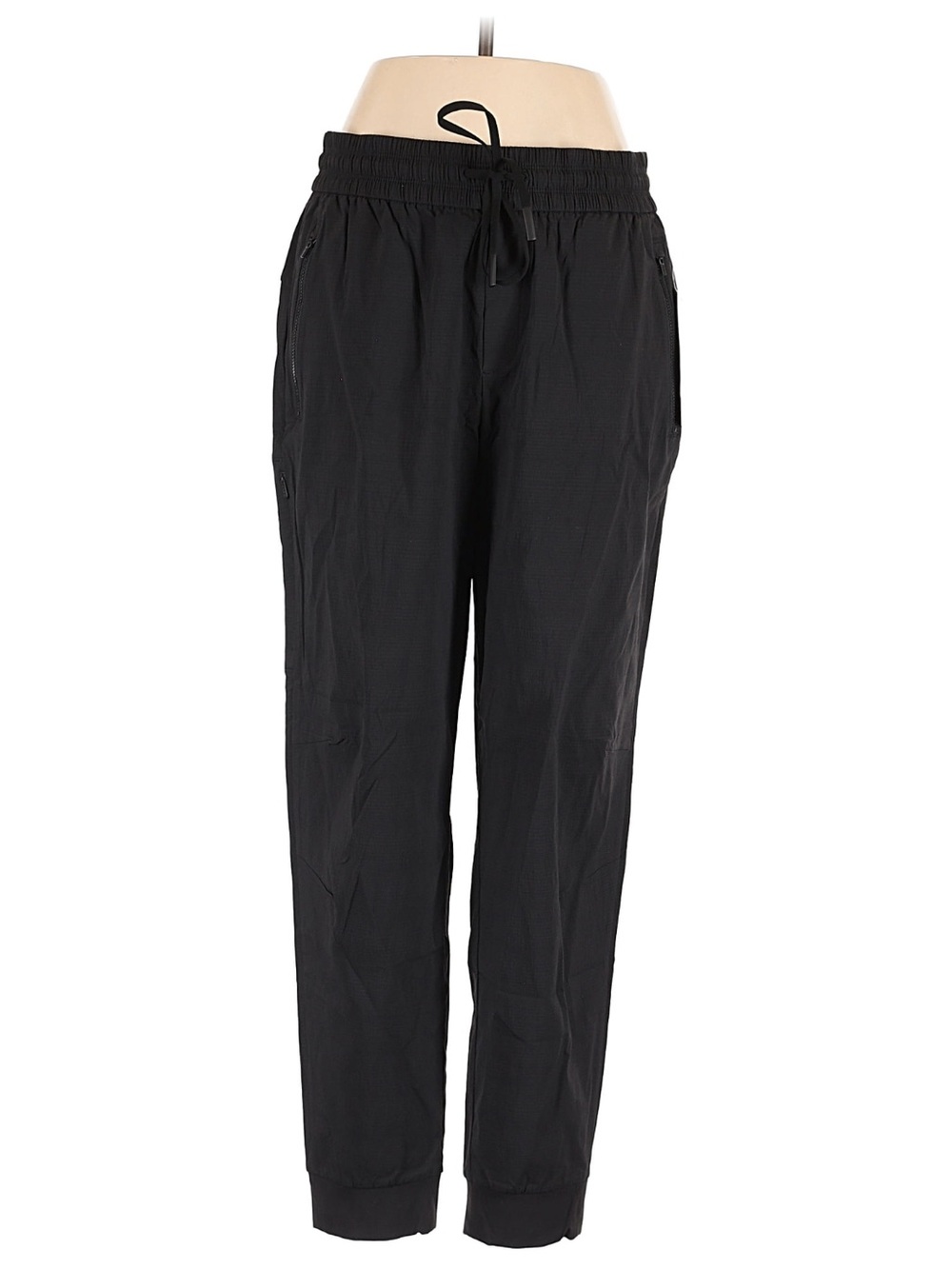 Athleta Black Drawstring Joggers Parachute Pants Athletic M